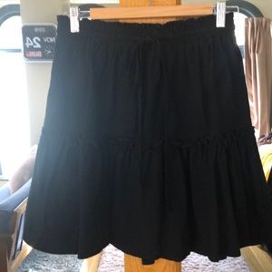 Black ruffle skirt - NEVER WORN